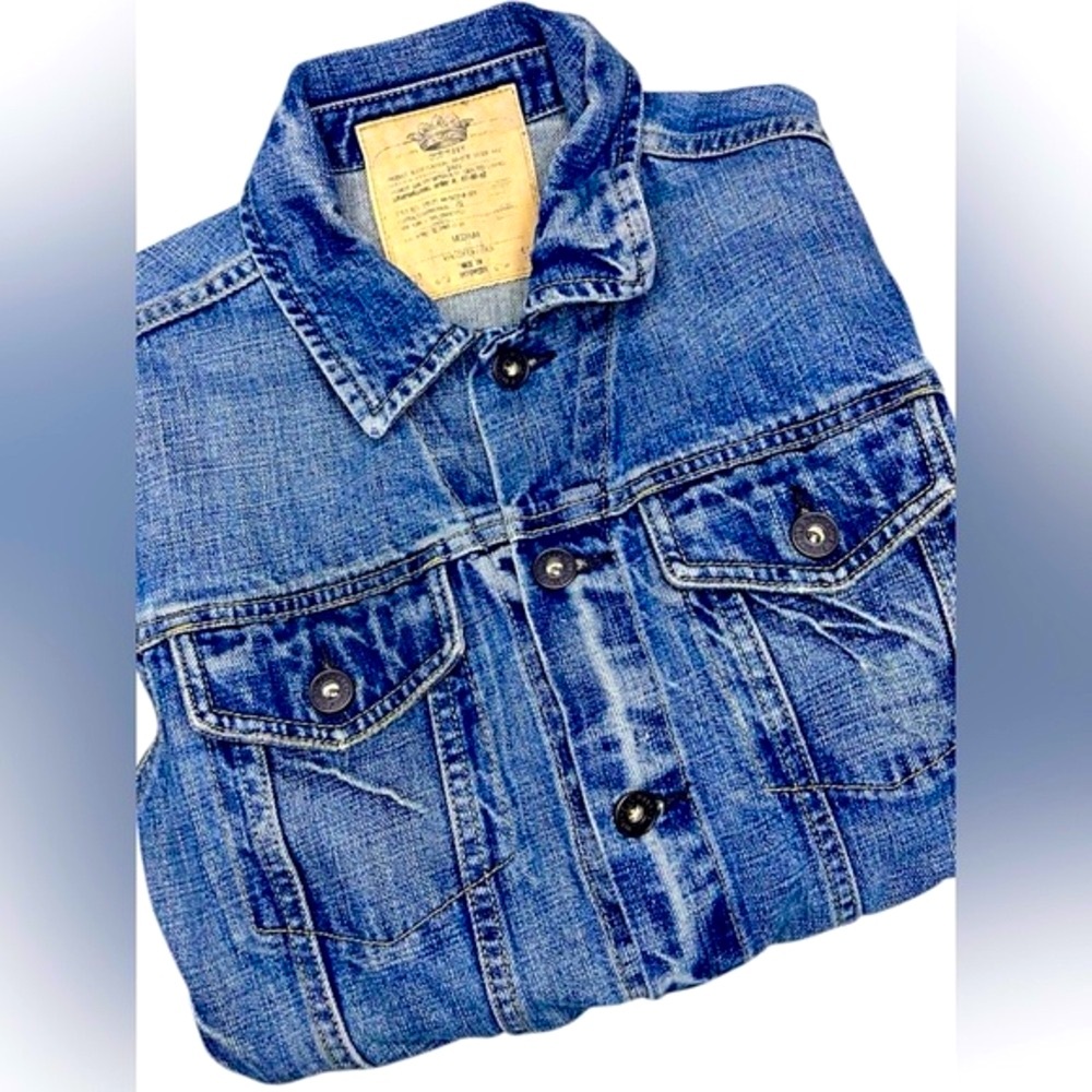 ~ Vintage Old Navy Blue Jean Jacket‎ Size Medium